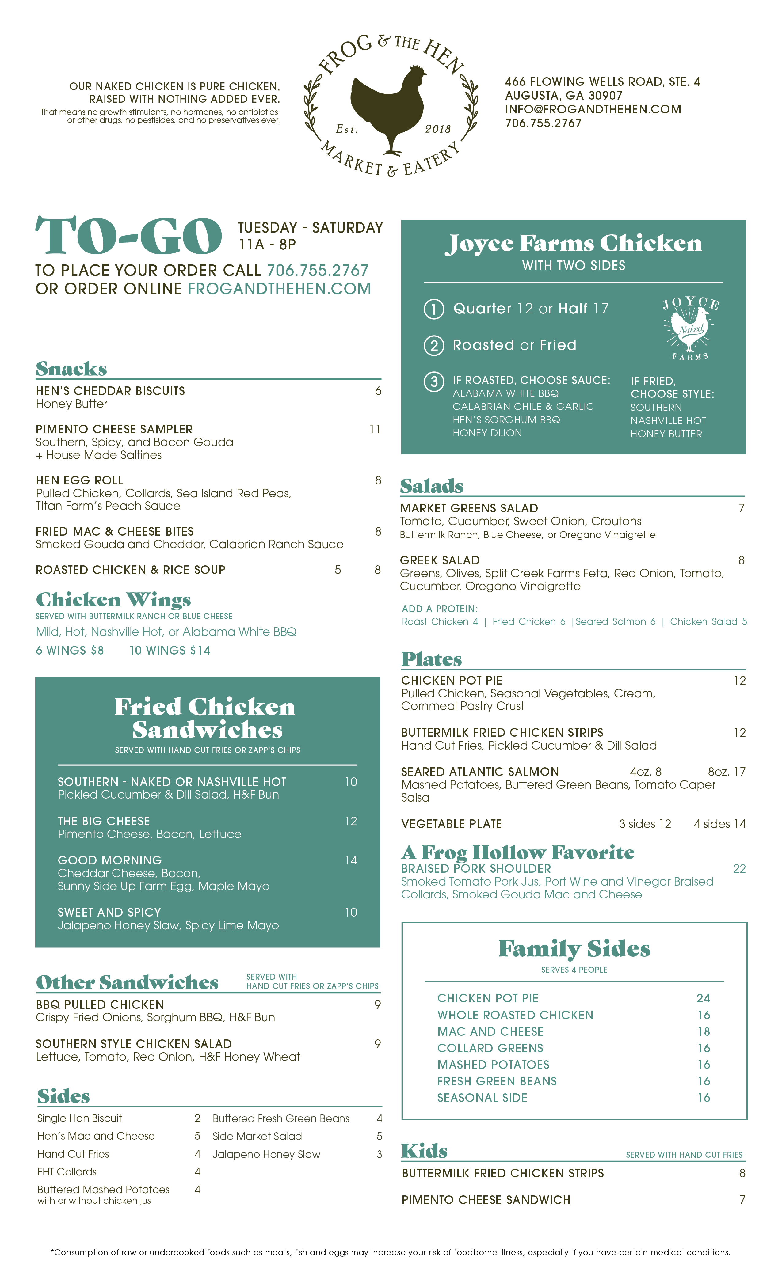 Frog and the Hen Market and Eatery