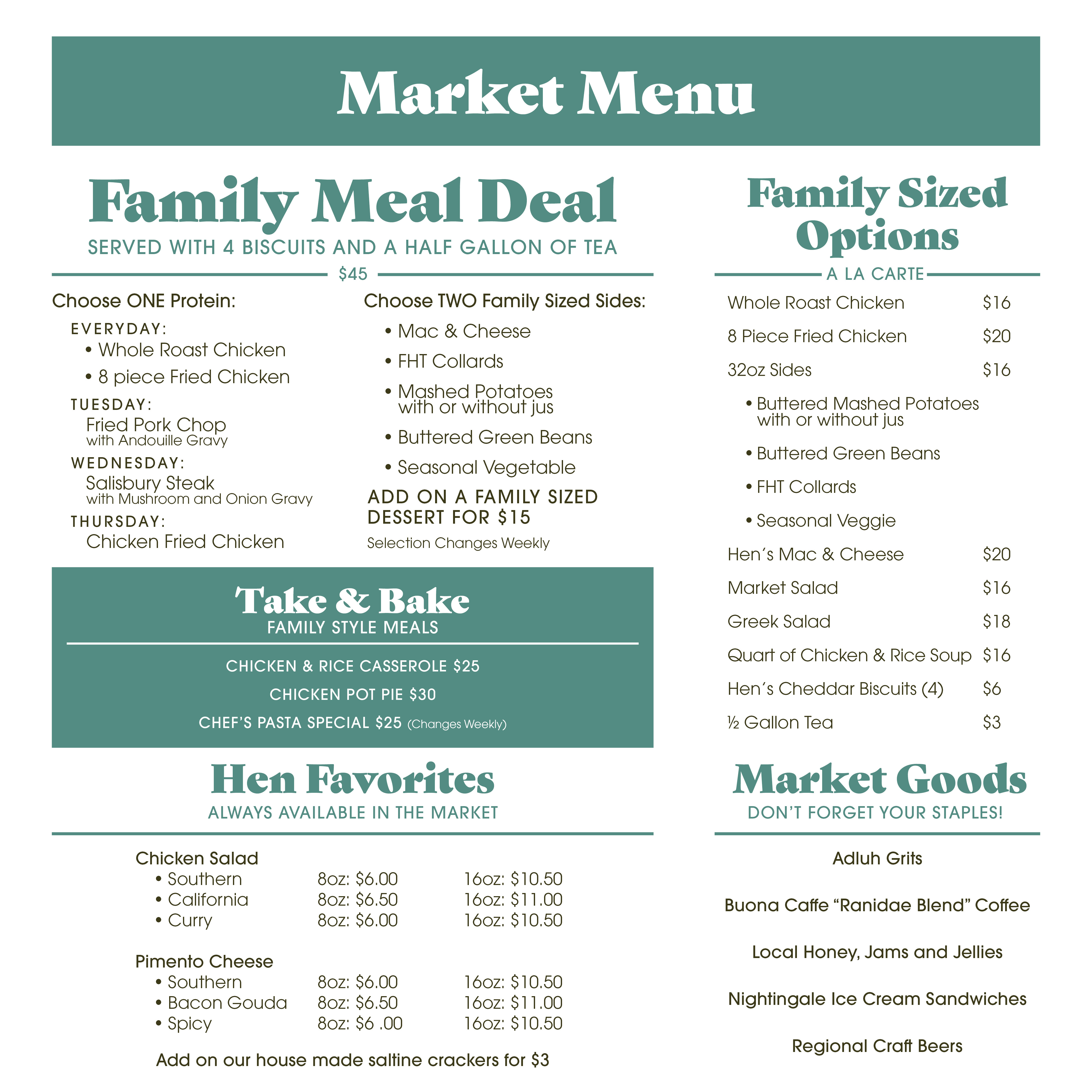 Frog and the Hen Market and Eatery